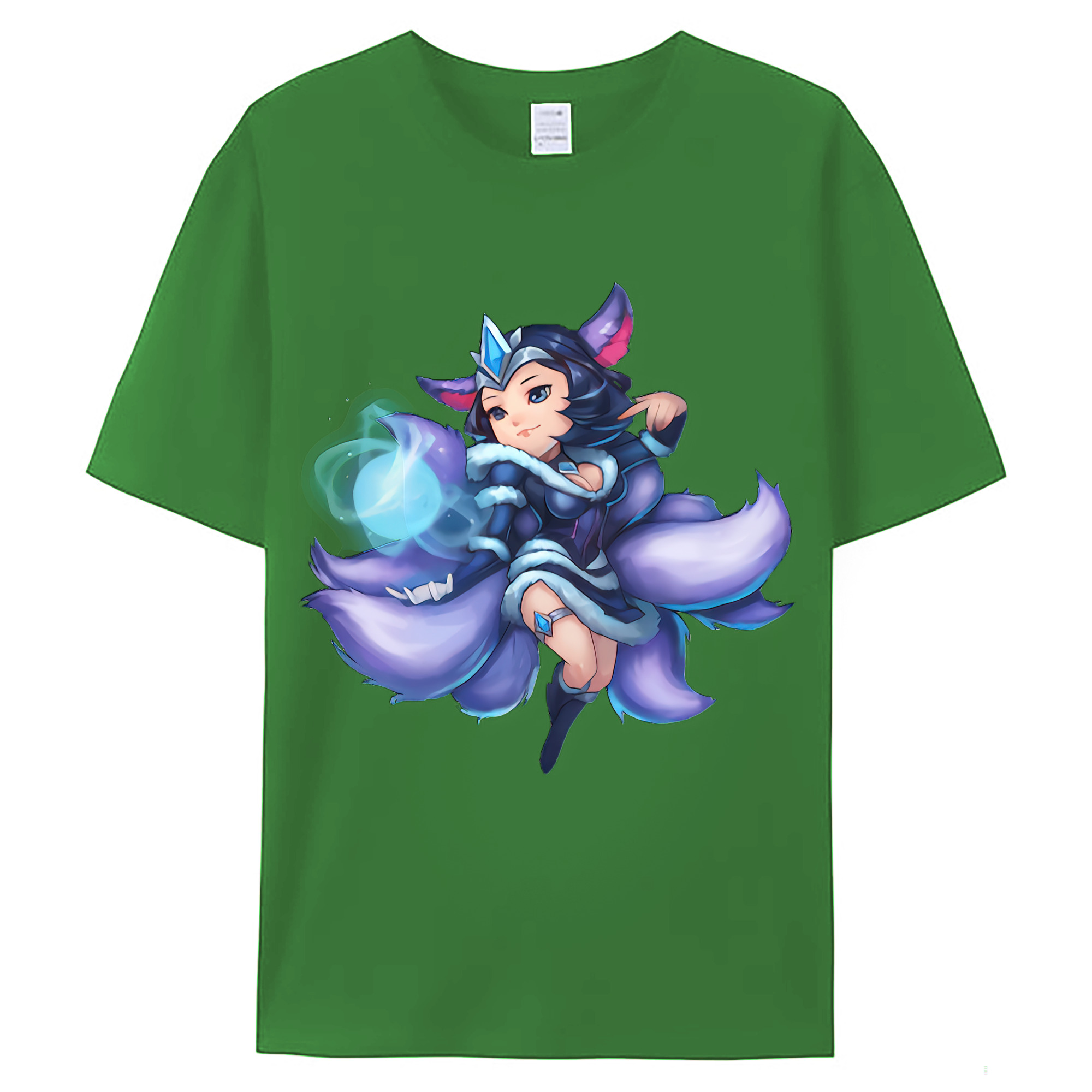 （画像用） リーグ・オブ・レジェンド League of Legends LOL レディースカジュアルプリントTシャツ（綿100％）